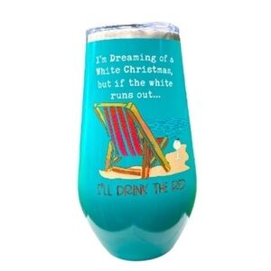 STAINLESS steel Holiday wine holder/coffee NWT